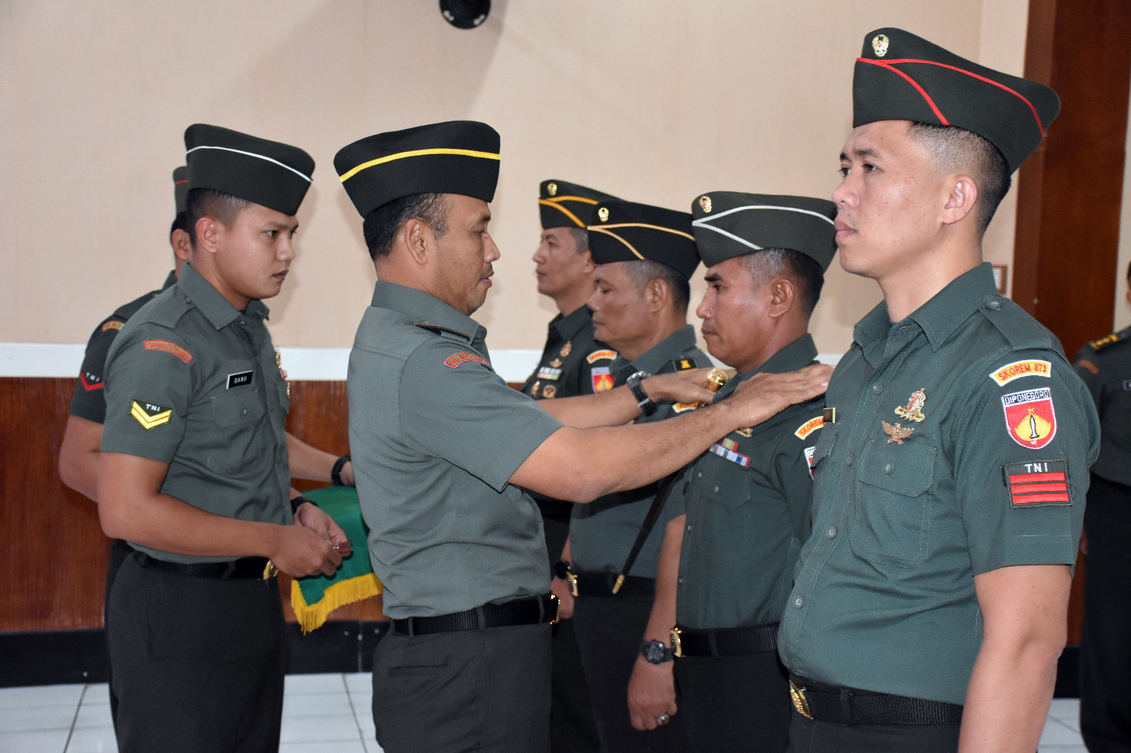 31 Orang Prajurit Korem 073/Mkt Naik Pangkat